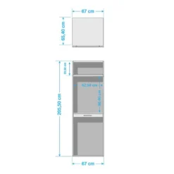 Armoire Pour Machine à Laver Kielce III -Domublis Soldes Magasin 1000370866 230310 500 SKETCH DETAILS P000000001000370866 sketch