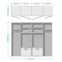 Armoire Pour Machine à Laver Kielce XII -Domublis Soldes Magasin 1000370883 230310 500 SKETCH DETAILS P000000001000370883 sketch