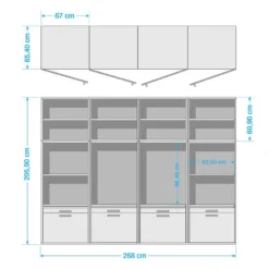 Armoire Pour Machine à Laver Kielce XIV -Domublis Soldes Magasin 1000370886 230310 500 SKETCH DETAILS P000000001000370886 sketch