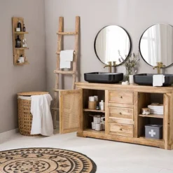 Meuble Double Vasque Chanelle -Domublis Soldes Magasin 1000371919 231005 021 MOOD DETAILS P000000001000371919 mood