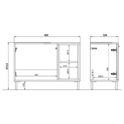 Salle De Bain Loria - 3 éléments - B -Domublis Soldes Magasin 1000372695 230315 500 SKETCH DETAILS P000000001000372695 sketch