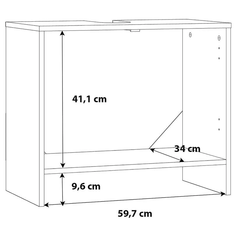 Meuble Sous Lavabo Plush 8 Meuble Sous Lavabo Plush – Image 6
