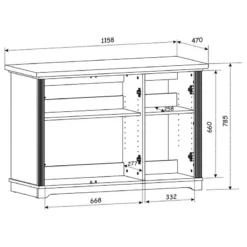 Salle De Bain Jasmund V (2 éléments) -Domublis Soldes Magasin 1000373884 230328 502 SKETCH DETAILS P000000001000373884 sketch