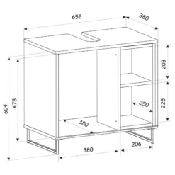 Meuble Sous Vasque Ariana -Domublis Soldes Magasin 1000378174 230322 500 SKETCH DETAILS P000000001000378174 sketch
