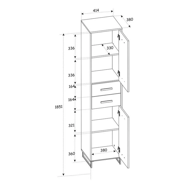 Colonne De Salle De Bain Ariana 10 Colonne De Salle De Bain Ariana – Image 8