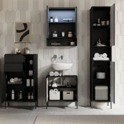 Salle De Bain Linkuva - 4 éléments -Domublis Soldes Magasin 1000392947 230830 022 MOOD DETAILS P000000001000392947 mood