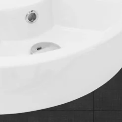 Lavabo D'angle 46x33x13cm Blanc -Domublis Soldes Magasin 123782e7d6984f98b204f5e6a05ed048