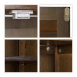 Armoire Suspendue LAMELL SDB Brun Foncé -Domublis Soldes Magasin 16c2386a5bc143978ac41e78bc33a59a