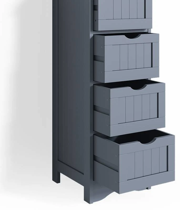 Chiffonnier Bianco Gris/chêne 7 Chiffonnier Bianco Gris/chêne – Image 5