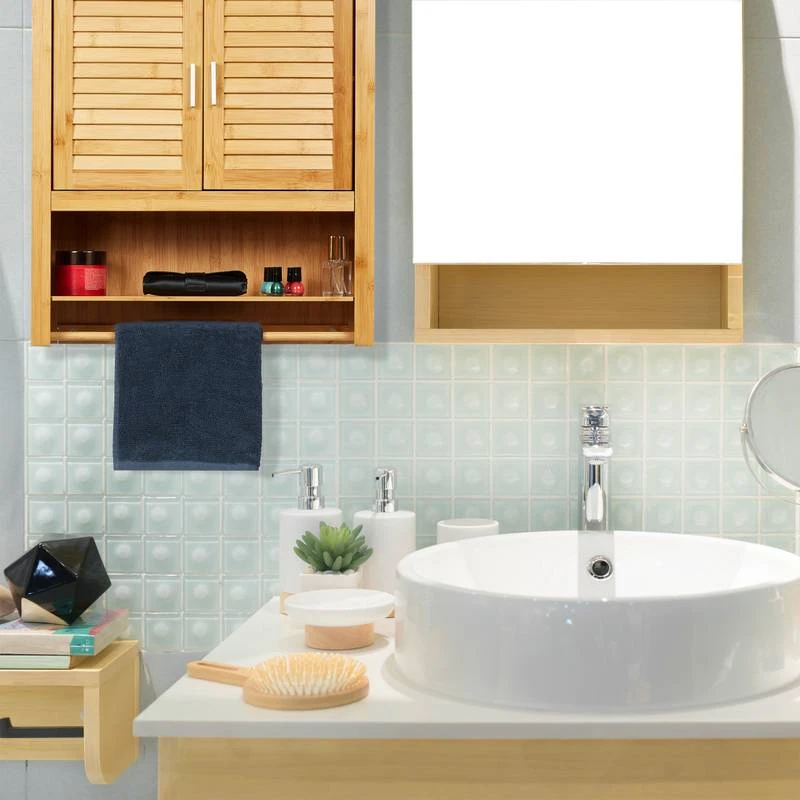 Armoire Salle De Bain LAMELL Bambou 5 Armoire Salle De Bain LAMELL Bambou – Image 3