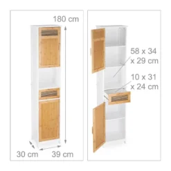 Armoire Salle De Bain 2 Portes 1 Tiroir -Domublis Soldes Magasin 1838f8a2adc14749bc2f3a1c962771f2