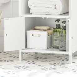 Commode De Salle De Bain BZR56-W -Domublis Soldes Magasin 18f05e35e2a248cfb554b5446f4f529d