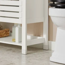 Meuble Bas De Salle De Bain BZR50-W -Domublis Soldes Magasin 19d646698e7141ee9e2b7877d938afdf