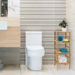 Étagère De Salle De Bain Rangement Noyer -Domublis Soldes Magasin 1a71fba61bad4942bf7b69349d4851dd