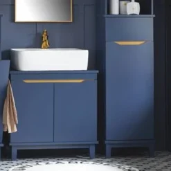 Meuble Sous Lavabo BZR113-B -Domublis Soldes Magasin 1aa6a0abac074322bc711629b976afa3