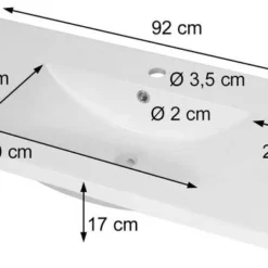 Lavabo HWC-D16 92cm 30mm Bord 11 Lavabo HWC-D16 92cm 30mm Bord -Domublis Soldes Magasin 1ae658cbdf344080b9bf13906b488c84.cropped 31 214 1319 624.processed