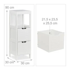 Armoire De Salle Bain Blanche -Domublis Soldes Magasin 1c1eda0f708845fea382a615d3615371