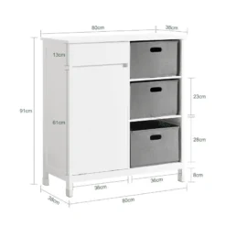Armoire Salle De Bain BZR77-W -Domublis Soldes Magasin 1f47cd6465dd406ca4f7c130b64c8d8a