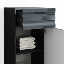 Chiffonnier Freddy Anthracite Brillant 11 Chiffonnier Freddy Anthracite Brillant -Domublis Soldes Magasin 22c5c98ed58c49bf9ff38386178bc8a0