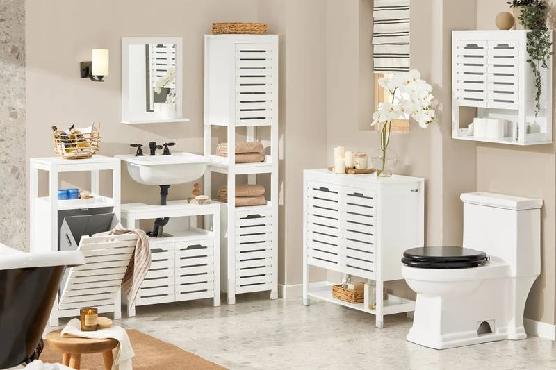 Meuble Sous-Lavabo BZR58-W 4 Meuble Sous-Lavabo BZR58-W – Image 2