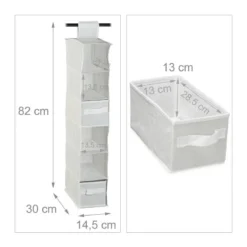 3xÉtagère Suspendue Tissu Armoire -Domublis Soldes Magasin 236d6c31097946b5baef0e01545191f8