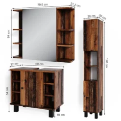 Salle De Bain Fynn Old Style (3 élém.) 15 Salle De Bain Fynn Old Style (3 élém.) -Domublis Soldes Magasin 237ea1f474894edaa8a0d9e1740352b8