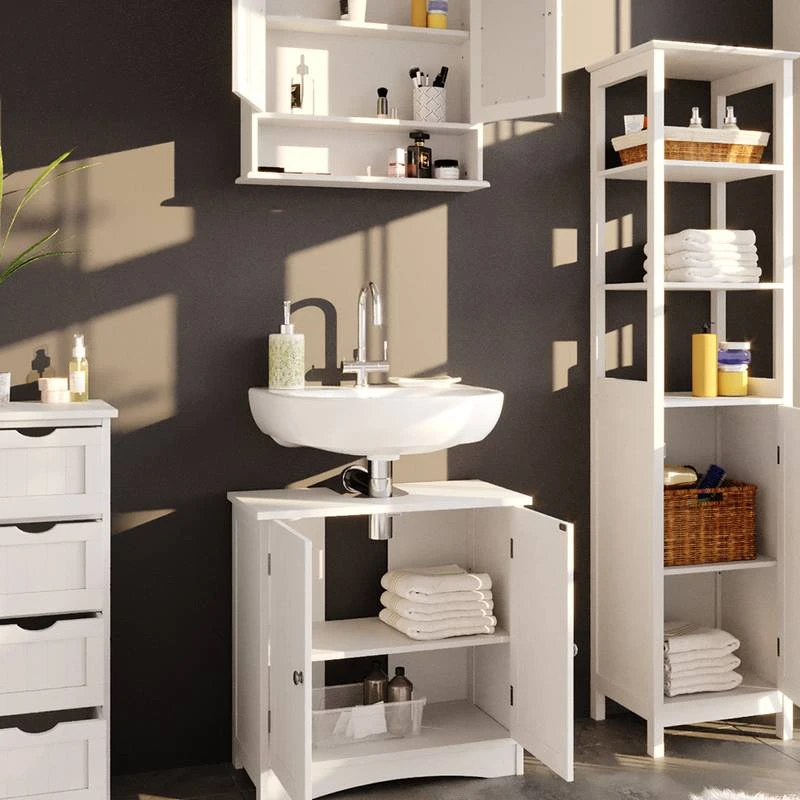 Salle De Bain Bianco Blanc (4 éléments) 5 Salle De Bain Bianco Blanc (4 éléments) – Image 3