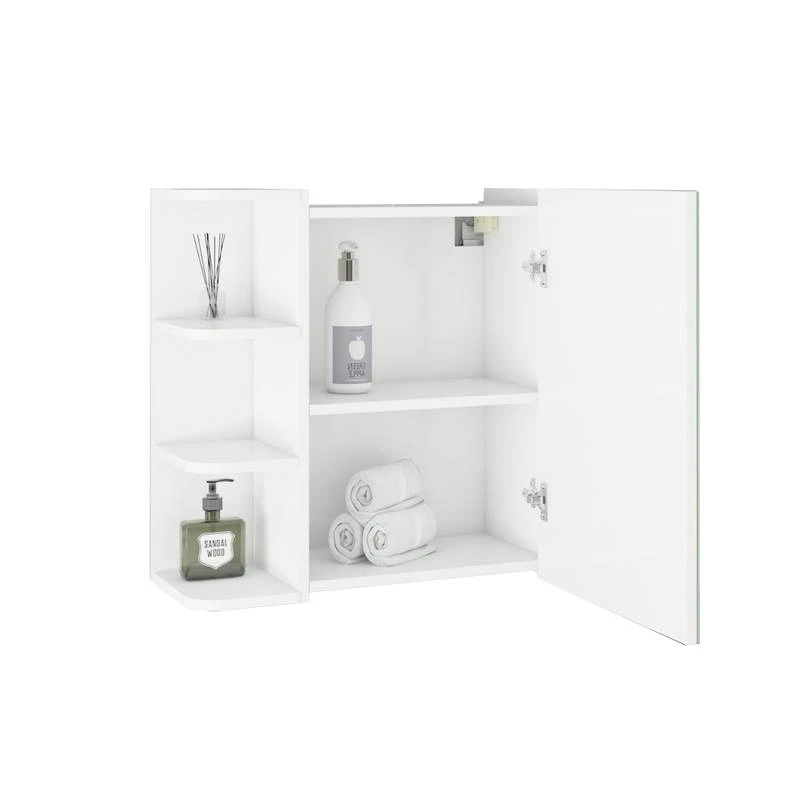 Armoire De Toilette 62x64x21 Cm Blanc 6 Armoire De Toilette 62x64x21 Cm Blanc – Image 4