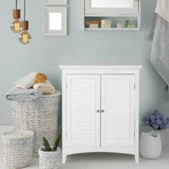 Armoire De Rangement Salle De Bain Basse -Domublis Soldes Magasin 2d8e0f8fff7d4ca18c3d7dba6c65814c