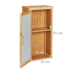Armoire Murale De Salle De Bain Bambou -Domublis Soldes Magasin 2f22a33a4ba746dd88441ac23b0db13a