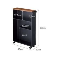 Yamazaki Chariot De Toilette Semi-fermé -Domublis Soldes Magasin 2f9980dc5ff2434cbf0e0a75f44046fe