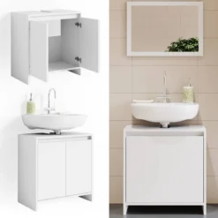 Meuble Sous-lavabo Emma Blanc -Domublis Soldes Magasin 2fb18cf0580e4efa8df1ad4ac48d6c9d