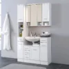 Salle De Bain Poseidon (2 éléments) -Domublis Soldes Magasin 2tlg ub set poseidon weiss 1407874