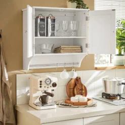 Meuble Haut De Salle De Bain BZR84-W -Domublis Soldes Magasin 30c49b3737414842b004f205ad49c25d