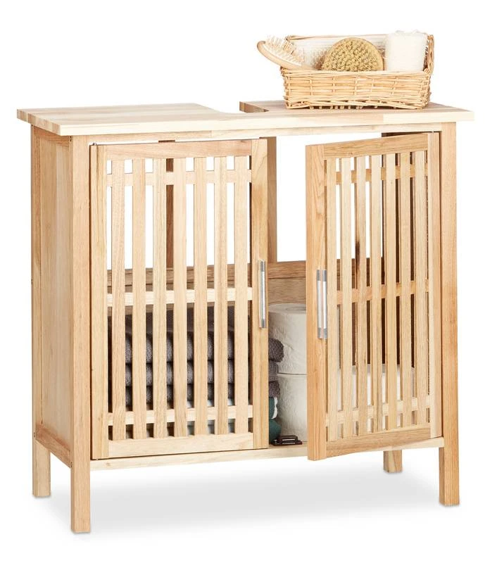 Meuble Dessous De Lavabo En Noyer 3 Meuble Dessous De Lavabo En Noyer