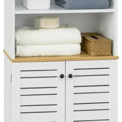 Meuble Colonne De Salle De Bain BZR44-W