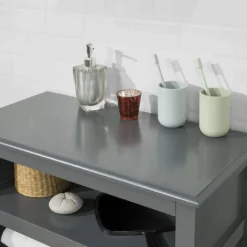 Meuble Bas De Salle De Bain FRG204-DG 19 Meuble Bas De Salle De Bain FRG204-DG -Domublis Soldes Magasin 3471d87545094840bd7586105f49c2b5