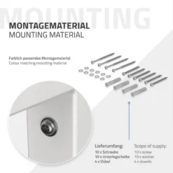 Support Mural En L 300x150x30 Mm Blanc 14 Support Mural En L 300x150x30 Mm Blanc -Domublis Soldes Magasin 3578327f4f9844848335c3e785b16db3