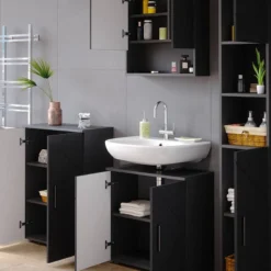 Salle De Bain Irma Anthracite (4 élém.) 17 Salle De Bain Irma Anthracite (4 élém.) -Domublis Soldes Magasin 35cbac1459e040e6b3693c8d3c61c3e5
