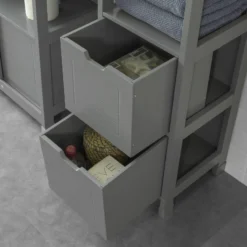 Meuble Colonne Salle De Bain FRG126-W -Domublis Soldes Magasin 36543f57e7f3461781b08a5303476b56