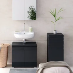 Chiffonnier Freddy Anthracite Brillant 9 Chiffonnier Freddy Anthracite Brillant -Domublis Soldes Magasin 37f712581bf1409ba823e5c69409a767