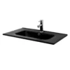 Vasque 71x18x47cm Noir -Domublis Soldes Magasin 39a4db9634ee4a67879bd8072f0bfa32