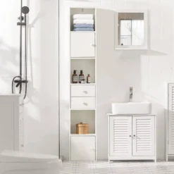Meuble Colonne De Salle De Bain STR10-W 13 Meuble Colonne De Salle De Bain STR10-W -Domublis Soldes Magasin 3a8ea965e62543829c705dca7ff8d15b