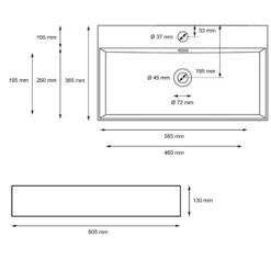 Vasque D'angle 605x365x130mm Blanc -Domublis Soldes Magasin 409b817f41444cdb85ab5fe973e64166