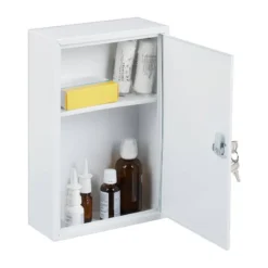 Armoire à Pharmacie Verrouillable -Domublis Soldes Magasin 41ce4a4dc69d4e22b0fb61a15ed0a577