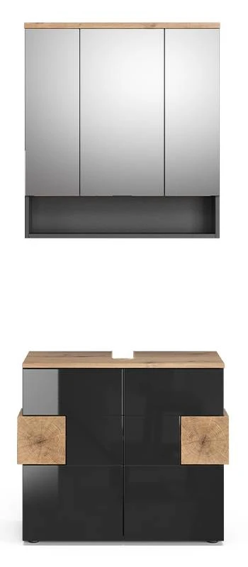 Salle De Bains Eden Anthracite (2 élém.) 3 Salle De Bains Eden Anthracite (2 élém.)