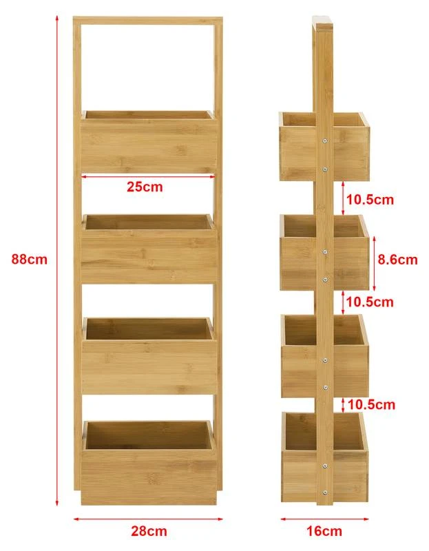 Étagère De Rangement Bardu Bambou 9 Étagère De Rangement Bardu Bambou – Image 7
