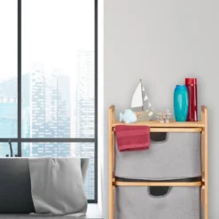 Panier à Linge En Bambou à 3 Corbeilles 15 Panier à Linge En Bambou à 3 Corbeilles -Domublis Soldes Magasin 473f659be7e7496a8462c7a70f2cd406