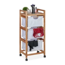 Rangement Salle De Bain 3 Corbeilles