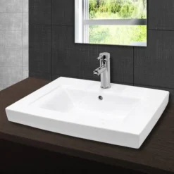 Vasque D'angle 605x465x160mm Blanc 10 Vasque D'angle 605x465x160mm Blanc -Domublis Soldes Magasin 484674b5323a4ed09dac1dbf23e74460